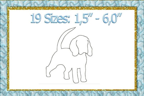 Beagle Outline Embroidery Design Review
