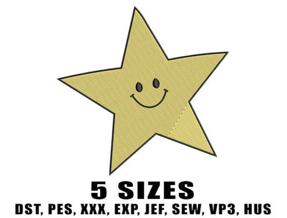 Cartoon Star Embroidery Designs Review