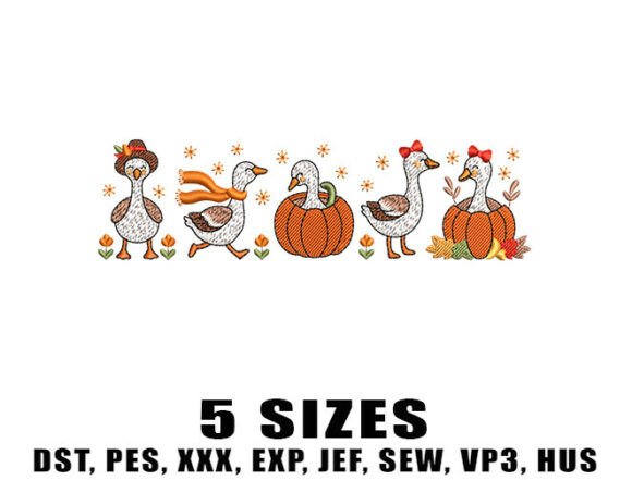 Feelin Goosey Fall Embroidery Designs Review