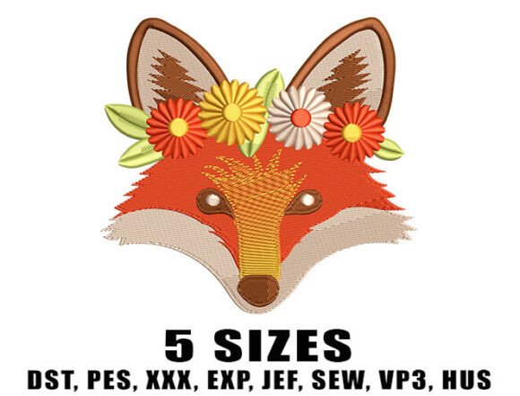 Fox Autumn Embroidery Design Review for Boutiques