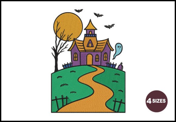 Haunted House Embroidery Review for Real Projects