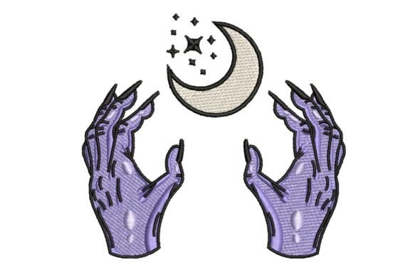 Mystical Hands with Crescent Moon Embroidery Review