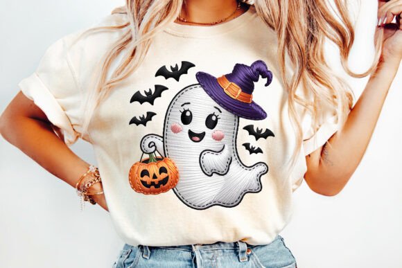 Review: Faux Embroidery Halloween Ghost PNG