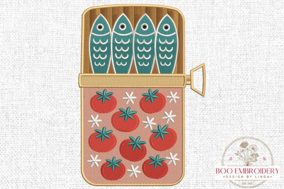 Sardine Can Embroidery Design Review for Etsy Shops